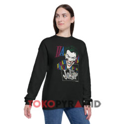 Vintage 1987 The Joker HaHaHa DC Comics Shirt 3 Vintage 1987 The Joker Hahaha Dc Comics Black Sweatshirt