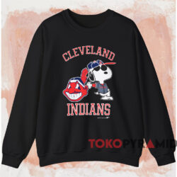 Vintage 1988 Cleveland Indians Snoopy Shirt 4 Vintage 1988 Cleveland Indians Snoopy Shirt Black Sweatshirt