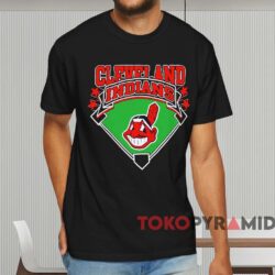 Vintage 1988 Cleveland Indians Wahoo Shirt Black T shirt