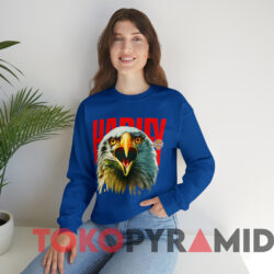 Vintage 1988 Harley Davidson Eagle Classic Bike Berlin T shirt Blue Sweatshirt