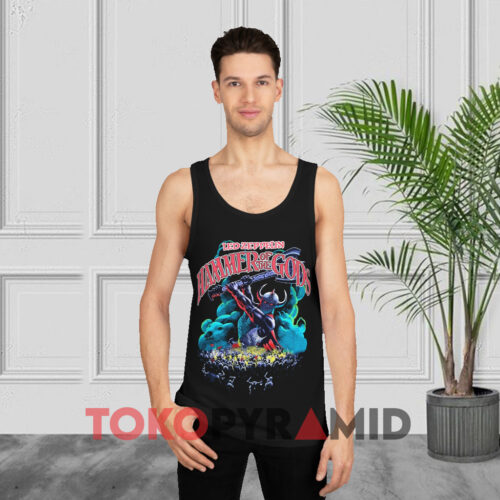 Vintage 1988 Led Zeppelin Hammer Of The Gods Black Tank Top