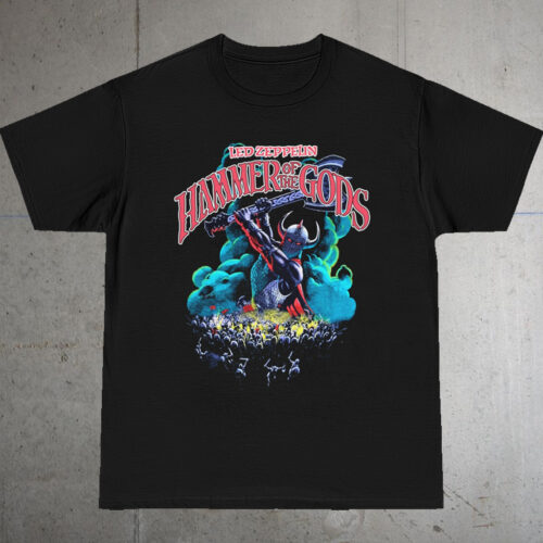 Vintage 1988 Led Zeppelin Hammer Of The Gods T shirt