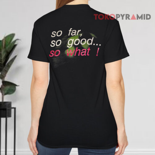 Vintage 1988 Megadeth So Far So Good So What T shirt Back