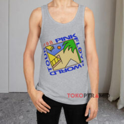 Vintage 1988 Pink Floyd World Tour Grey Tank Top