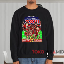 Vintage 1988 San Francisco 49ers Champions T shirt Black Sweatshirt