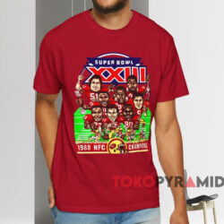Vintage 1988 San Francisco 49ers Champions T shirt Red T shirt