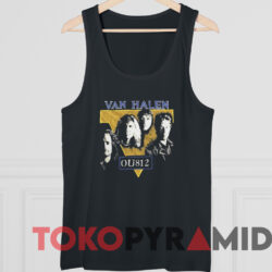 Vintage 1988 Van Halen OU812 Tour T-shirt 4 Vintage 1988 Van Halen Ou812 Tour T shirt Black TankTop