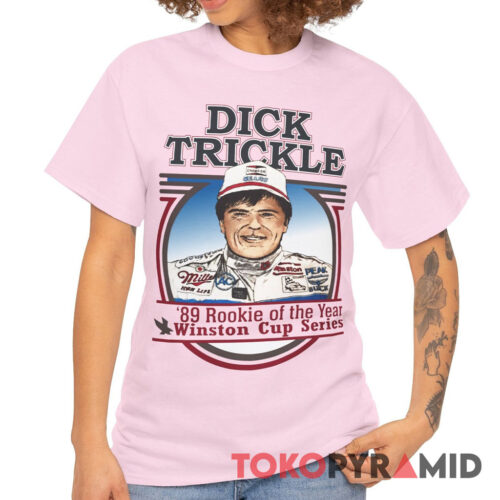 Vintage 1989 Dick Trickle Nascar T shirt Rookie Of The Year Winston Cup Series T Shirt