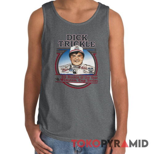 Vintage 1989 Dick Trickle Nascar T shirt Rookie Of The Year Winston Cup Series Tank Top