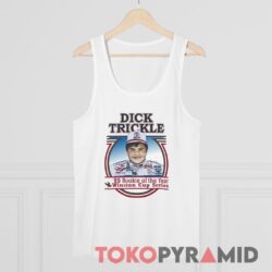 Vintage 1989 Dick Trickle Nascar T-shirt Rookie Of The Year Winston Cup Series 4 Vintage 1989 Dick Trickle Nascar T shirt Rookie Of The Year Winston Cup Series White Tank Top