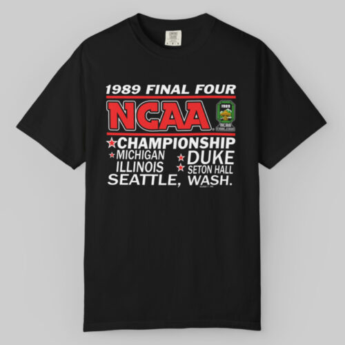 Vintage 1989 Final Four Ncaa Championship T shirt