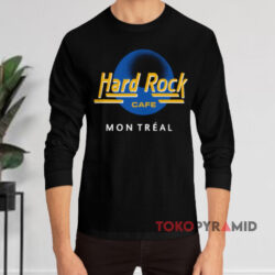 Vintage 1989 Hard Rock Cafe Montreal Shirt 4 Vintage 1989 Hard Rock Cafe Montreal Black Long sleeved