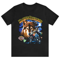 Vintage 1989 Harley Davidson The Lone Wolf T-shirt 5 Vintage 1989 Harley Davidson The Lone Wolf T shirt