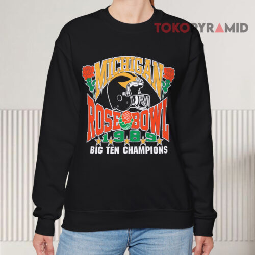 Vintage 1989 Michigan Rose Bowl Big Ten Champions Sweatshirt