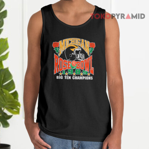 Vintage 1989 Michigan Rose Bowl Big Ten Champions Tank Top