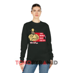 Vintage 1989 NFL ABC's Monday Night Football Hank Jr. Shirt 4 Vintage 1989 Nfl Abc's Monday Night Football Hank Williams Jr Black Long sleeved