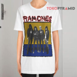 Vintage 1989 Ramones Brain Drain Tour White T shirt