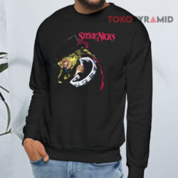 Vintage 1989 Stevie Nicks Back To The Other Side Of The Mirror Black Sweatshirt