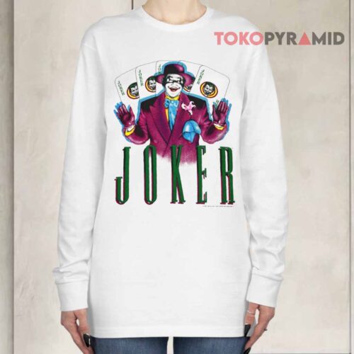 Vintage 1989 The Joker Batman Jack Nicholson Long sleeved