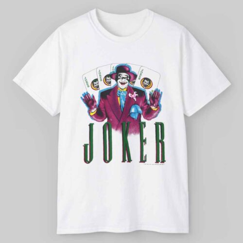 Vintage 1989 The Joker Batman Jack Nicholson T shirt