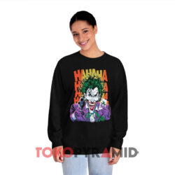 Vintage 1989 The Joker DC Comics HaHaHa Shirt 4 Vintage 1989 The Joker Dc Comics Hahaha Black Long sleeved