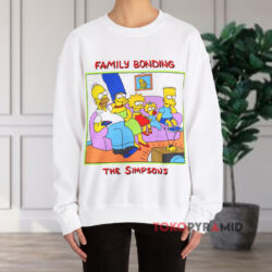 Vintage 1989 The Simpsons Family Bonding Shirt 3 Vintage 1989 The Simpsons Family Bonding White Sweatshirt