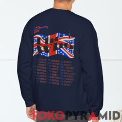 Vintage 1989 The Who Celebrating 25 Years 1964-1989 Tommy North America Tour 2-sided Shirt 4 Vintage 1989 The Who Celebrating 25 Years 1964 1989 Tommy North America Tour 2 sided Back Sweatshirt