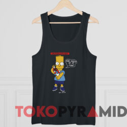 Vintage 1990 Bart Simpson Underachiever And Proud Of It Man T-shirt 4 Vintage 1990 Bart Simpson Underachiever And Proud Of It Man T shirt Black TankTop