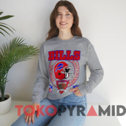Vintage 1990 Buffalo Bills AFC East Champs T-shirt 4 Vintage 1990 Buffalo Bills Afc East Champs T shirt Grey Sweatshirt