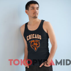 Vintage 1990 Chicago Bears NFL T-shirt 4 Vintage 1990 Chicago Bears Nfl T shirt Black TankTop