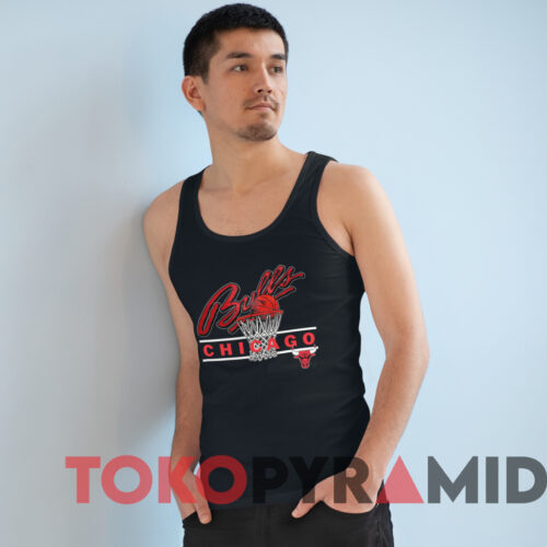 Vintage 1990 Chicago Bulls Nba Basketball T shirt Black TankTop Vintage 1990 Chicago Bulls Nba Basketball T shirt Black TankTop