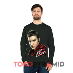 Vintage 1990 Elvis Presley Winterland Shirt 4 Vintage 1990 Elvis Presley Winterland Black Long sleeved