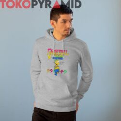 Vintage 1990 Grateful Dead X Bart Simpson Rare Grey Hoodie
