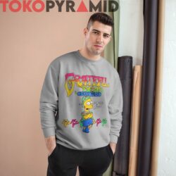 Vintage 1990 Grateful Dead X Bart Simpson Rare Grey Sweatshirt