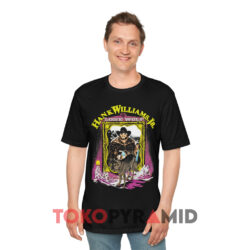 Vintage 1990 Hank Williams Jr Lone Wolf Black T shirt