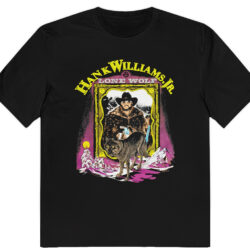 Vintage 1990 Hank Williams Jr. Lone Wolf Shirt 5 Vintage 1990 Hank Williams Jr Lone Wolf T shirt