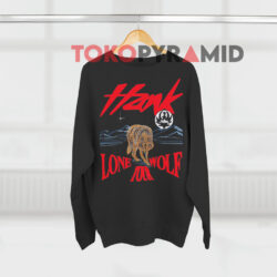 Vintage 1990 Hank Williams Jr. Lone Wolf Tour Shirt 3 Vintage 1990 Hank Williams Jr The Lone Wolf Tour Black Sweatshirt