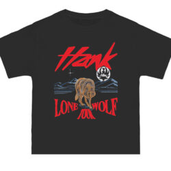 Vintage 1990 Hank Williams Jr. Lone Wolf Tour Shirt 5 Vintage 1990 Hank Williams Jr The Lone Wolf Tour T shirt