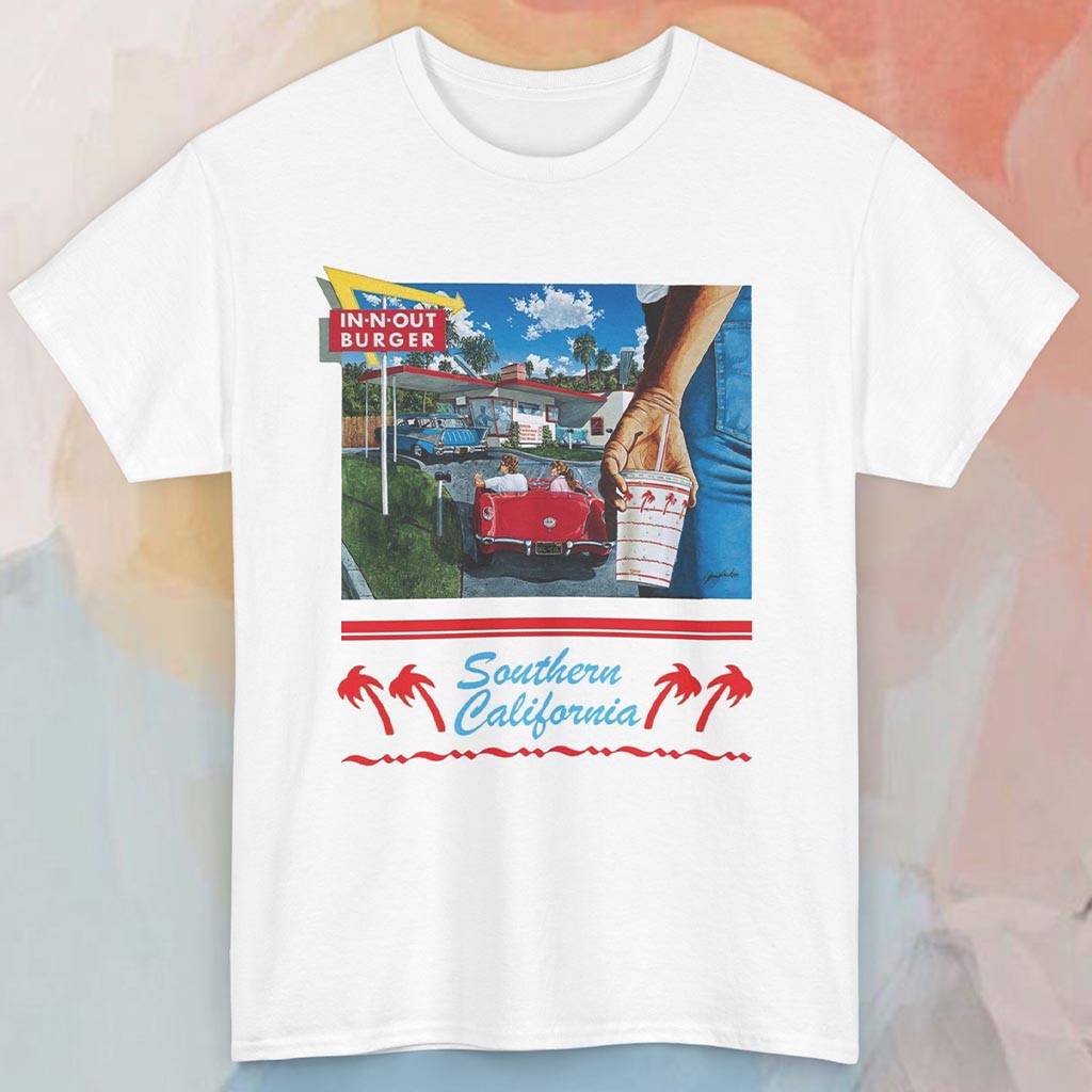 Vintage 1990 In N Out Burger Southern California Shirt Vintage 1990 In N Out Burger Southern California Shirt