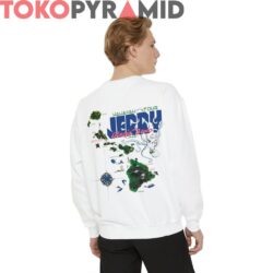 Vintage 1990 Jerry Garcia Band Hawaiian Tour Rare 2 Sided