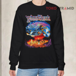Vintage 1990 Judas Priest Painkiller Tour Black Sweatshirt