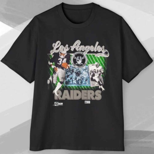 Vintage 1990 La Raiders Bo Jackson Tim Brown Salem T shirt