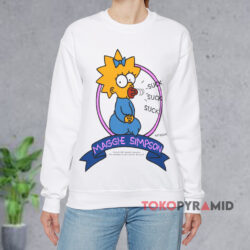 Vintage 1990 Maggie Simpson The Simpsons Shirt 3 Vintage 1990 Maggie Simpson The Simpsons White Sweatshirt