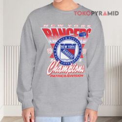 Vintage 1990 New York Rangers Patrick Division Champions Long sleeved