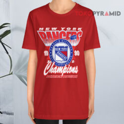 Vintage 1990 New York Rangers Patrick Division Champions Shirt 4 Vintage 1990 New York Rangers Patrick Division Champions Red T shirt