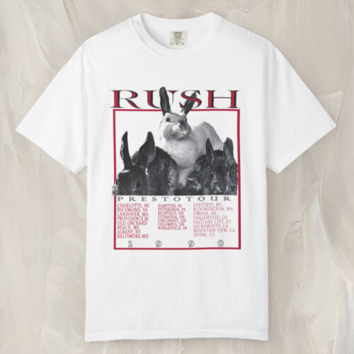 Vintage 1990 Rush Presto Tour T shirt