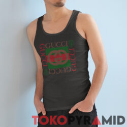 Vintage 1990s Bootleg Gucci Logo Shirt 4 Vintage 1990s Bootleg Gucci Logo Tank Top