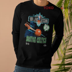 Vintage 1990s Boston Celtics On Tour Nba Jam Session Long sleeved