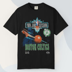 Vintage 1990s Boston Celtics On Tour Nba Jam Session T shirt
