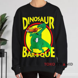 Vintage 1990s Dinosaur Bar-B-Que Shirt 3 Vintage 1990s Dinosaur Bar b que Black Sweatshirt